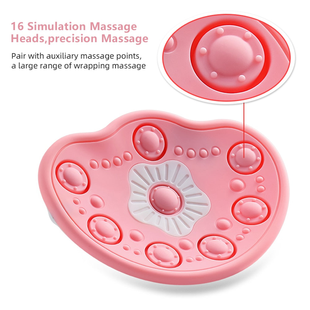 Therapy Breast Enhancement Massager Bust Lift Massage Machine with Hot Compress Breast Enhancer Anti Sagging Chest