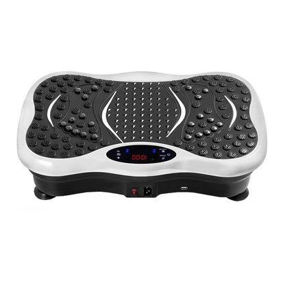 Vibration Platform Plate Whole Body Massager Machine With Resistance Bands &amp; Remote Control for Fat Burning, Weight Loss