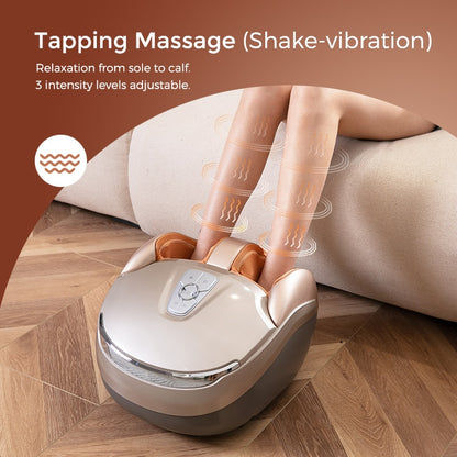 MARESE M7 Plus Máquina Elétrica Massageador de Pés com Massagem de Vibração Profunda Aquecida Rolamento Amassar Compressão de Ar Presente Saudável