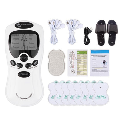 Health Tens Muscle Neck Massager Back Electric Digital Therapy Machine Massage Stimolatore elettronico a impulsi per la cura completa del corpo