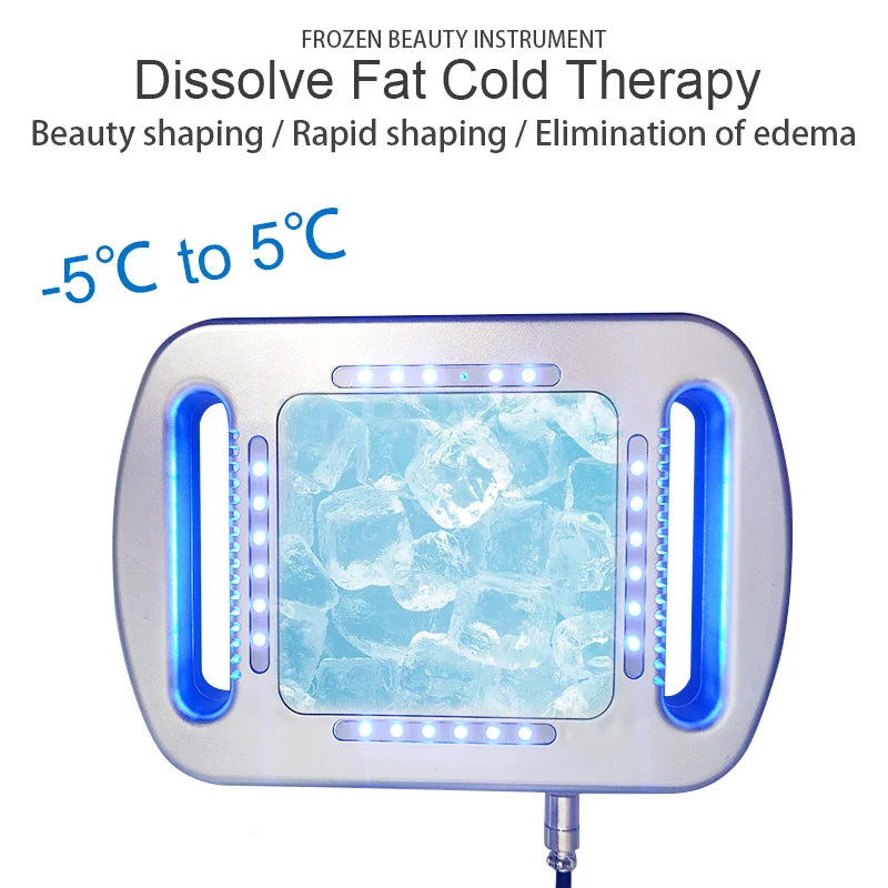 Rapidly eliminates fat and edema for a slimmer, toned appearance through cold therapy beauty shaping.