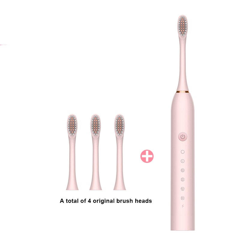 Sonic Electric Toothbrush Smart Tooth Brush Ultrasonic Automatic Toothbrush 6 Modes USB Fast Rechargeable Adult IPX7 Waterproof