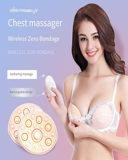 Tragbares Brustmassagegerät, elektrisches Instrument, verhindert ein Durchhängen der Brust, Brustvergrößerer, attraktiver Brustmassagegerät-Vibrator