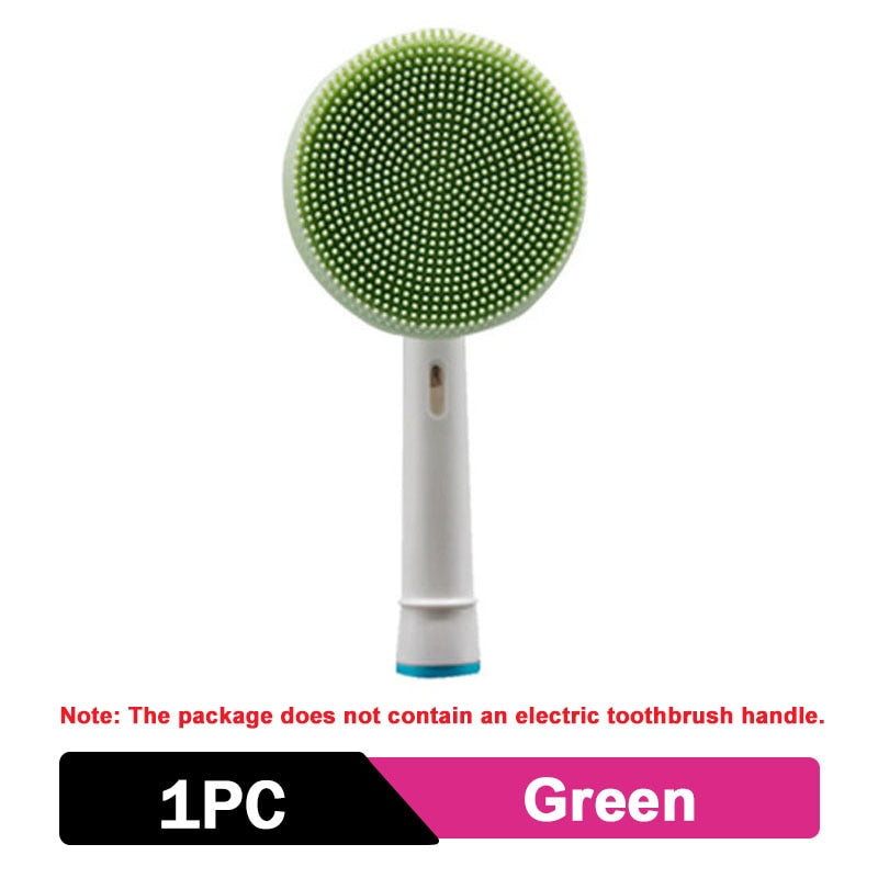 Package does not contain an electric toothbrush handle . 1PC Green: