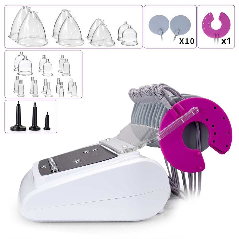 Surebty EMS Muscle Stimulation Vacuum Cupping Therapy Machine Breast Enlargement Butt Lifting Beauty Machine Body Massager