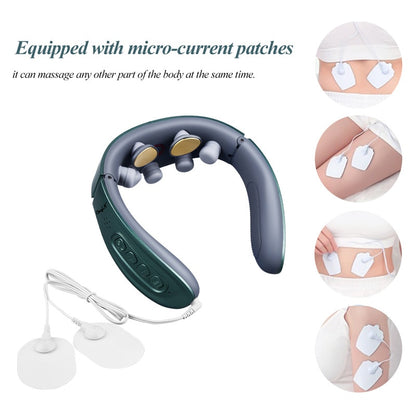 Equipped with micro-current patches it can massage any Other part of