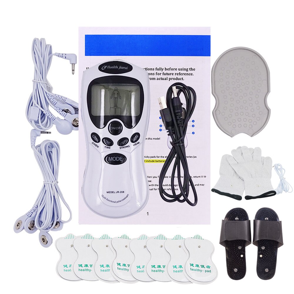 Health Tens Muscle Neck Massager Back Electric Digital Therapy Machine Massage Stimolatore elettronico a impulsi per la cura completa del corpo