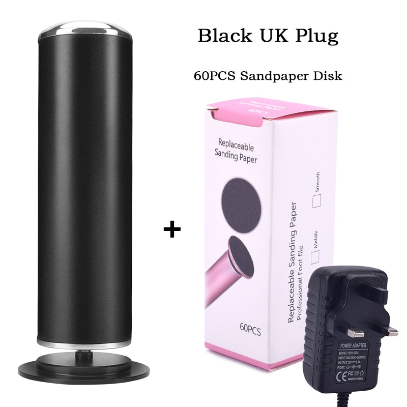 Black UK Plug 60PCS Sandpaper Disk 1 1 4 8