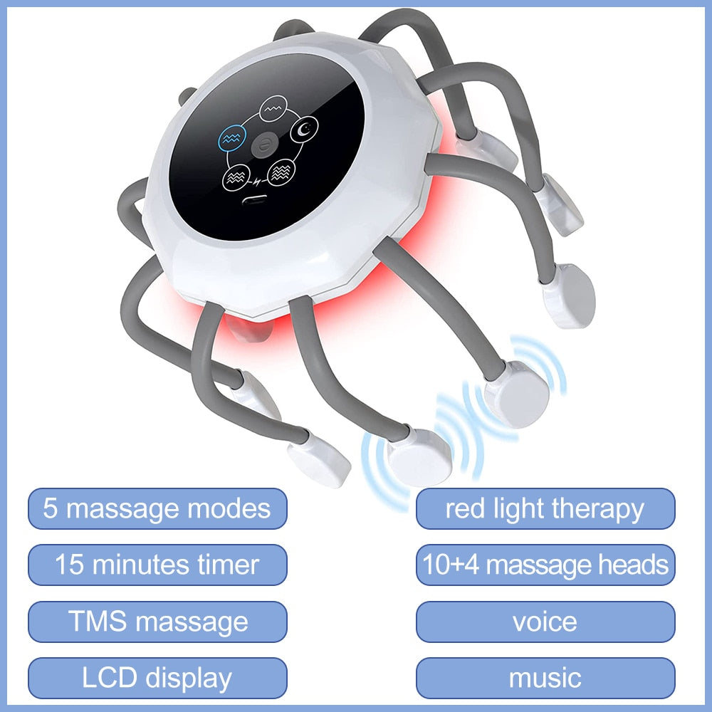 5 massage modes red light therapy 15 minutes timer 10+4 massage