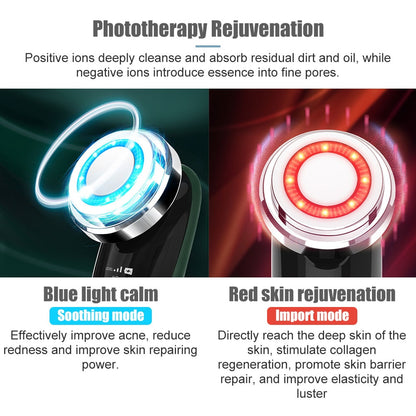 Phototherapy Rejuvenation Positive ions deeply cleanse and absorb residual