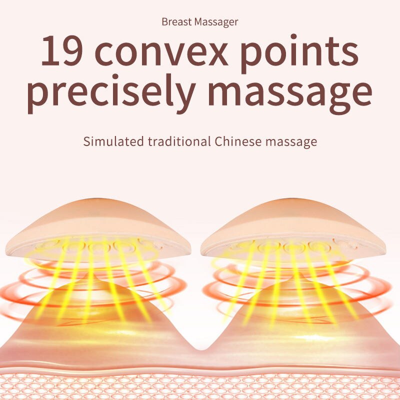 Breast Massager 19 convex points precisely massage Simulated traditional