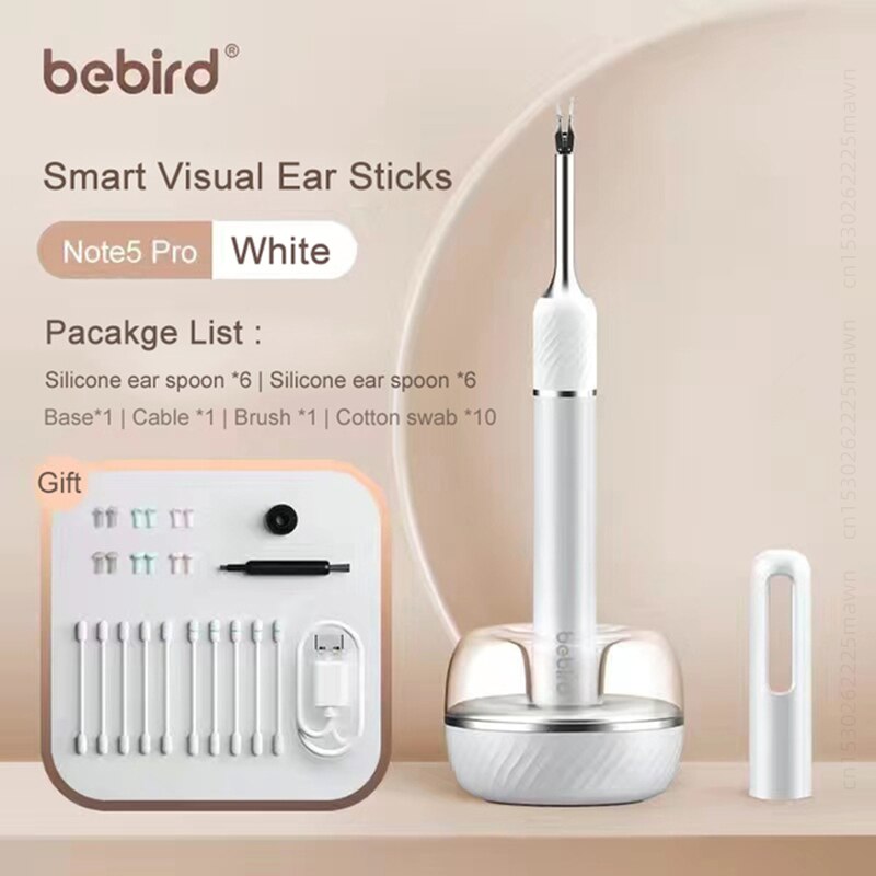 Bebird Note 5 Pro Ear Cleaner Smart Visual Ear Sticks Endoscope Tweezers Wax Earpick Mini Camera Otoscope Health Care