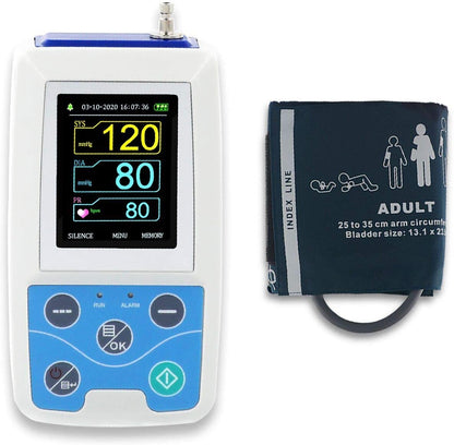 Arm Ambulatory Blood Pressure Monitor 24hours NIBP Holter CONTEC ABPM50+ Adult,Child ,Large ,3 Cuffs, Free PC Software