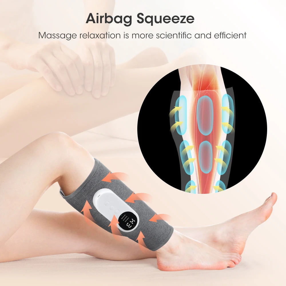 Scientific air compression massage for relaxed feet