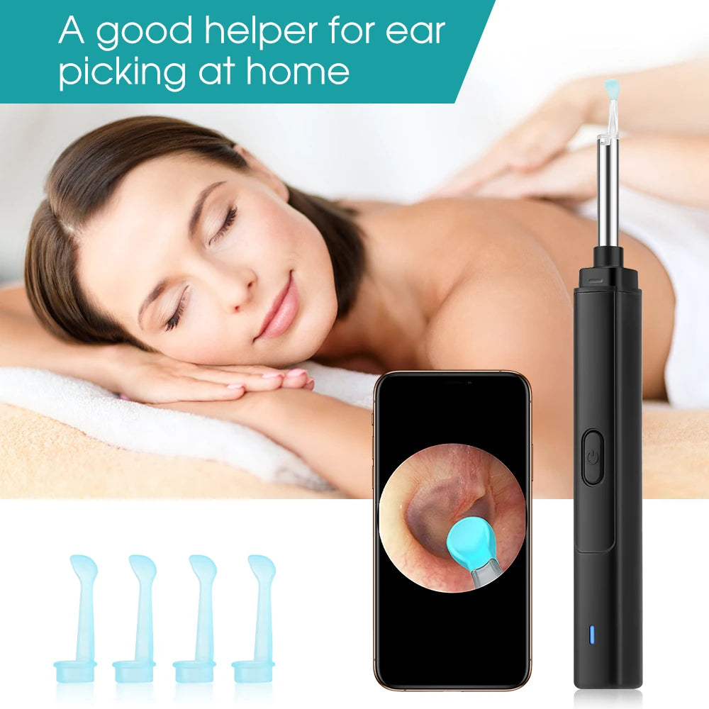 Comfortable ear picking with precise 24°C temperature control, below human body temp.