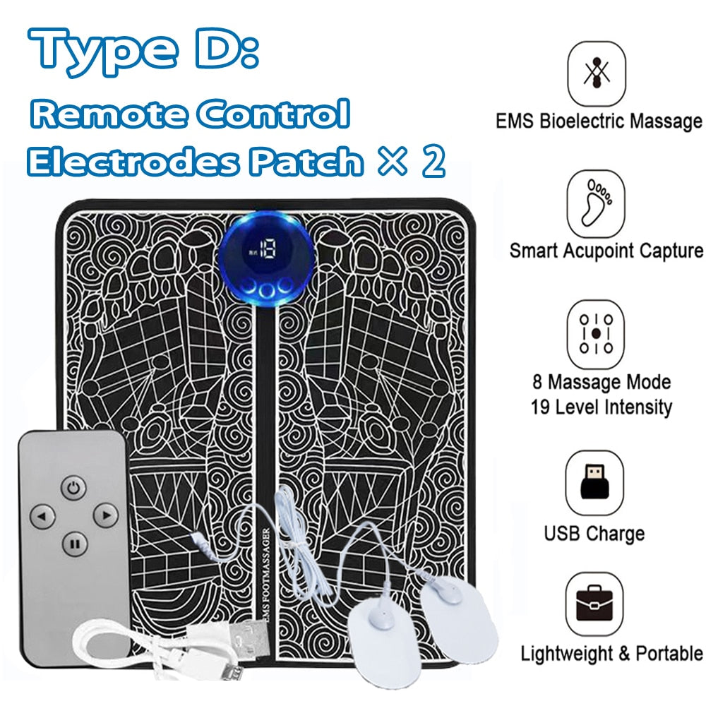 Type Dg Remote Control EMS Bioelectric Massage Electrods Patch