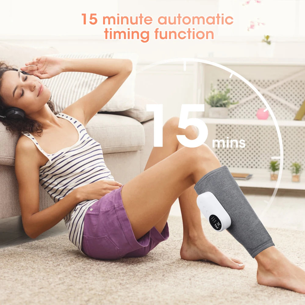 Automatic timer for 15 minutes of massage therapy.