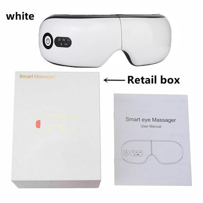 White Smart Massaget Retail box Smart eye Massager Manual