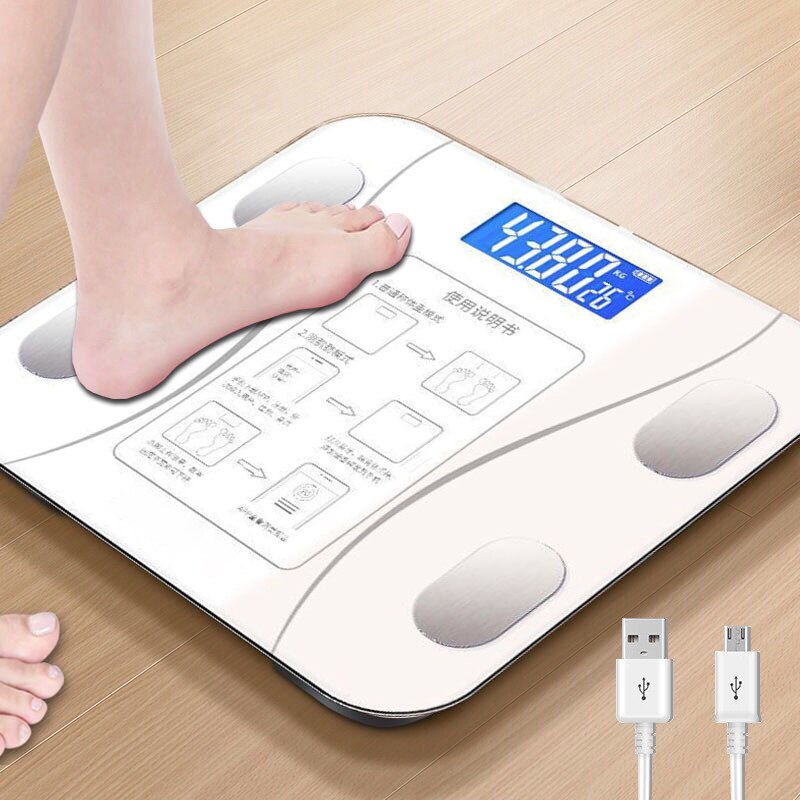 Bathroom Scales Wireless Digital Weight Scale Body Fat Water Balance BMI Composition Analyzer Connect Bluetooth Smartphone Scale