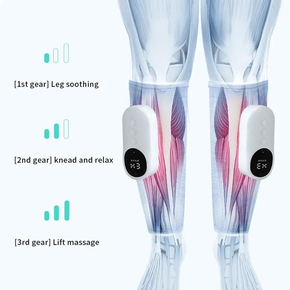 Massage and relax your legs with this device offering gentle, soothing, and lifting settings.