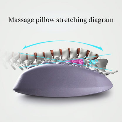 Waist Massager Roller Lumbar Disc Pain Spine Massage Pillow Correction Lumbar Traction Device Instrument Lumbar Back Massager