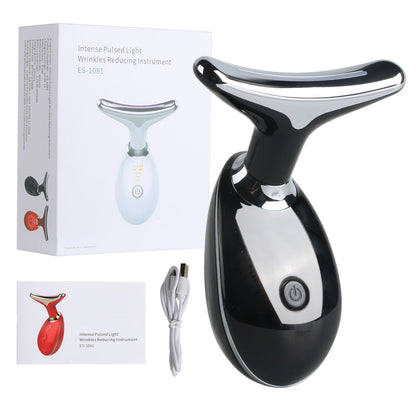 Led Therapy Neck Massager Face Lifting Radio Frequency Anti Wrinkle Thin Face Instrument Skin Tightening Machine Beaty Tools