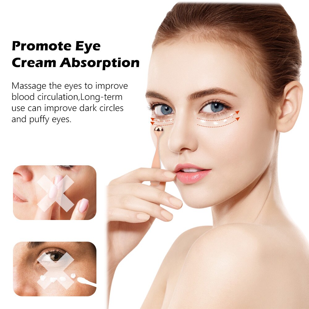 Promote Eye Cream Absorption Massage the eyes to improve blood circulation,L