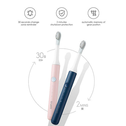 SOOCAS EX3 Escova de dentes elétrica Youpin Escova de dentes sônica para crianças Carga indutiva IXP7 À prova d'água Oral Ferramentas de limpeza de dente