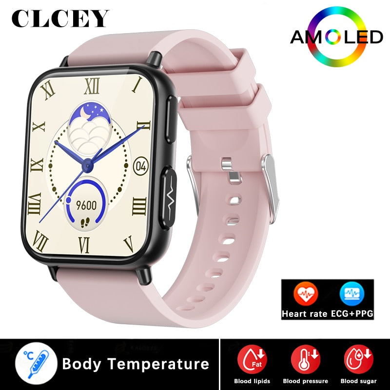 CLCEY AMOLED 9600 VL Heart rate ECG