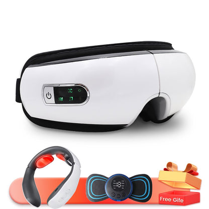 6D Smart Airbag Vibration Eye Massager Eye Care Instrument Hot Compress Bluetooth Eye Massage Glasses Fatigue Pouch &amp; Wrinkle