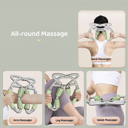 Nouveau masseur de jambes multifonctionnel Massage du cou et de la taille Relaxation musculaire soulagement de la Fatigue élasticité réglable anneau masseur