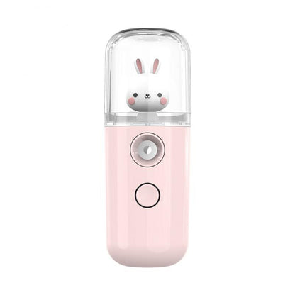 Conejo y Tigre creativo Nano pulverizador Facial Mini humidificador USB vaporizador de cara nebulizador hidratante belleza instrumentos cuidado de la piel