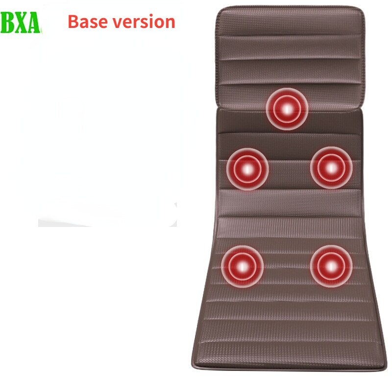 New Electric Heating Full Body Massager for Car Chair Office Lumbar Neck Pain Relief Vibration Cushion Shoulder Back Massage Mat