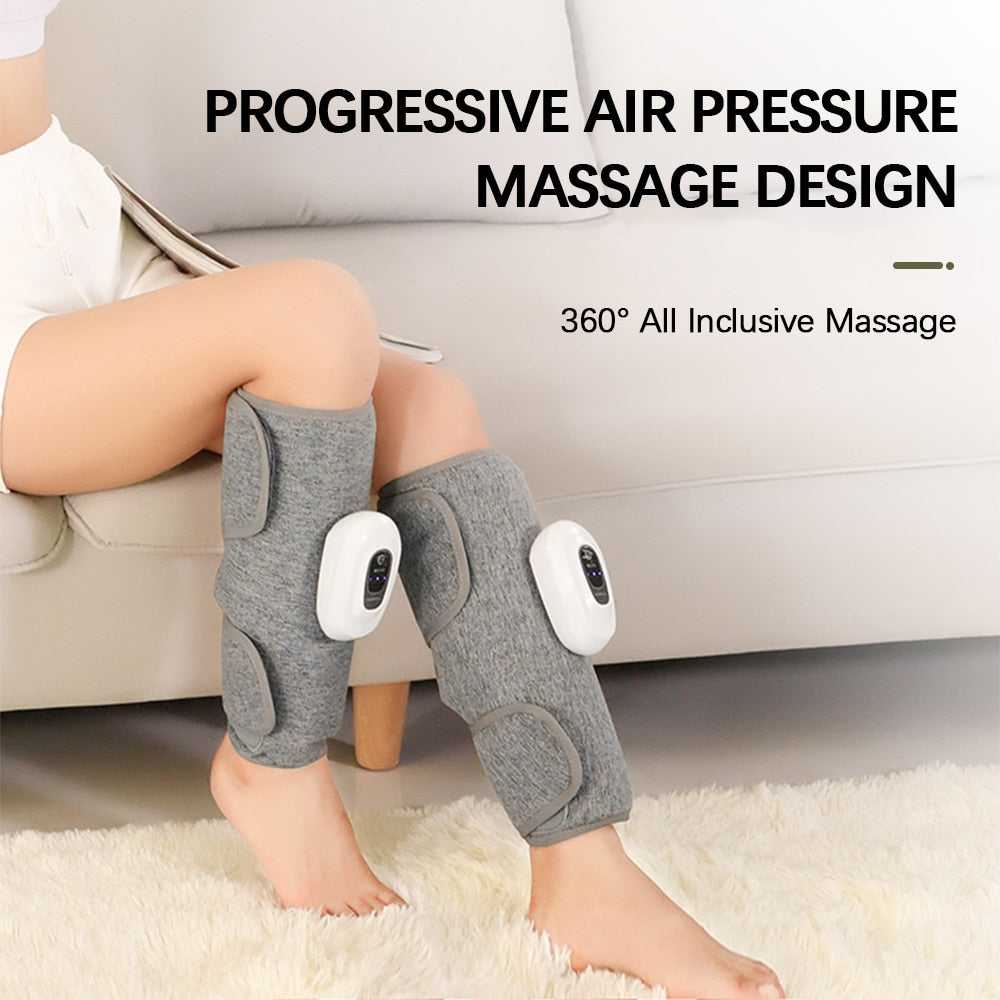 Masseur de jambe électrique intelligent sans fil 3 Modes masseur de Compression de pression d'air bras mollet soulagement de la douleur musculaire appareil de Massage