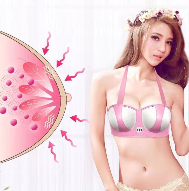 Breast Enlargement Massage Bra Wireless Electric Intelligent Beautify Instrument Vibration Chest Heating Stimulator Machine