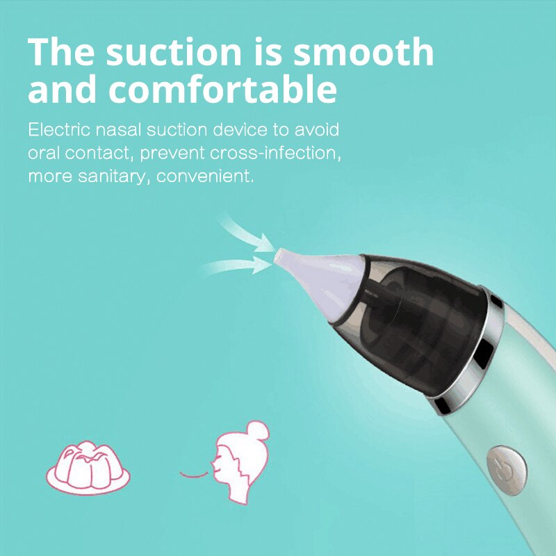 suction is smooth and comfortable Electric nasal suction device t0