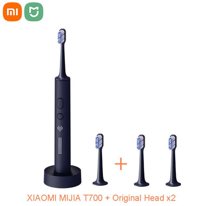 XIAOMI MIJIA T700 Sonic Electric Toothbrush Teeth Whitening Intelligent Ultrasonic Vibration Oral Cleaner Brush IPX7 LED Display