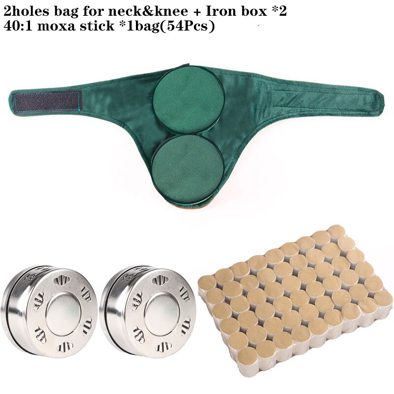 Rauchfilter Moxa Stick Eisenbrennerbeutel aus hochwertigem hautfreundlichem Stoff Home Moxibustion SPA Warme Meridian-Heizmassage