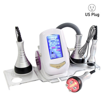 Ultrasonic 40K Cavitation Machine Vacuum Body Slimming Facial Massager Cellulite and Fat Weight Loss Beauty RF Skin Tighten