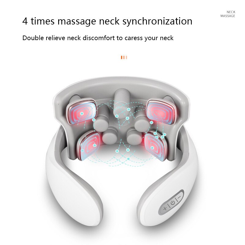 NECK MASSAGE 4 times massage neck synchronization Double