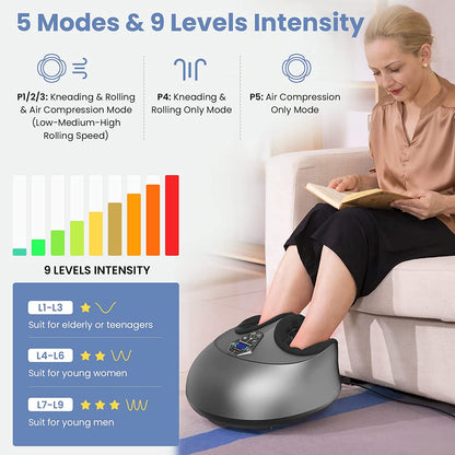 5 Modes & 9 Levels Intensity LI-