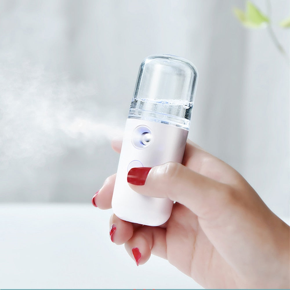 Nano facial Sprayer USB Nebulizer Face steamer Humidifier Hydrating Anti-aging Wrinkle Women Beauty Skin Care Tools Santitizer