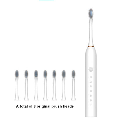 Sonic Electric Toothbrush Adult Smart Timing Tooth Brush Teeth Whitening Fast USB Rechargeable Toothbrush Replacement Head J189