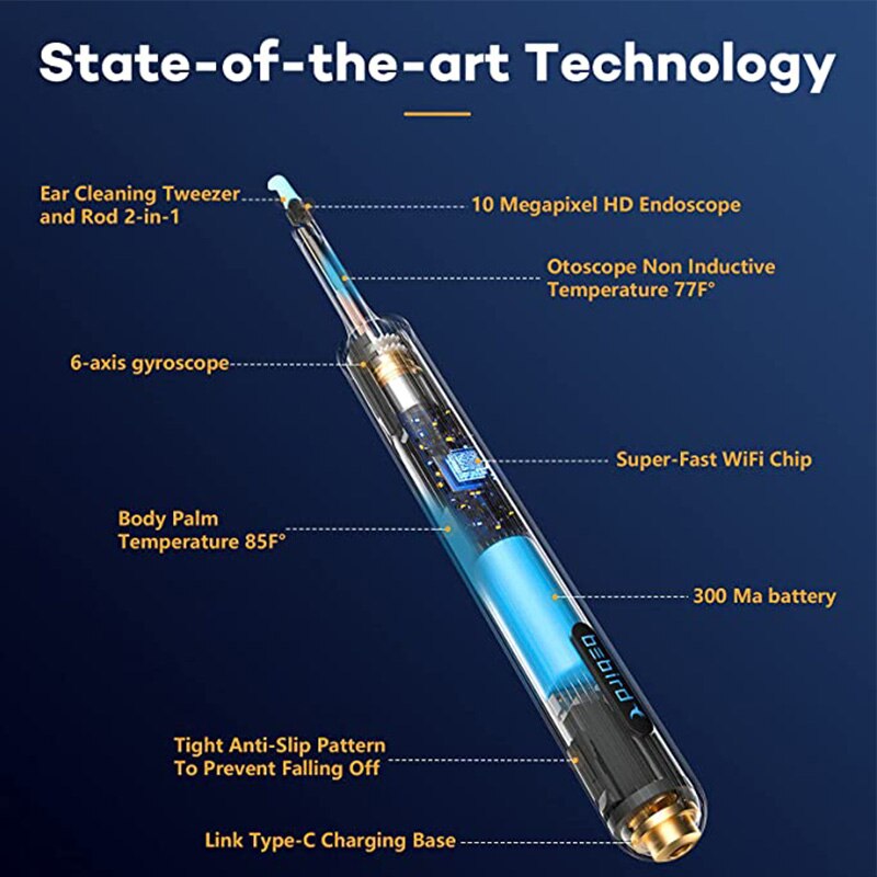 Ear Cleaning Tweezer_ 10 Megapixel HD Endo