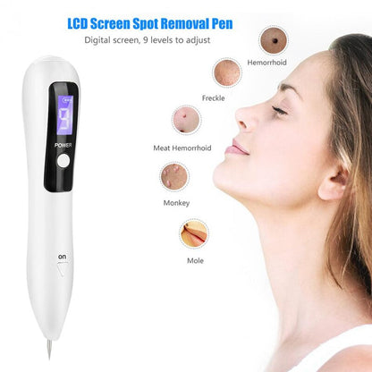 Mini Micro Current Electronic Pen Professional Cleaning Warts Spot Black Spot Skin Label Mole Tattoo Freckle Removal Beauty Care