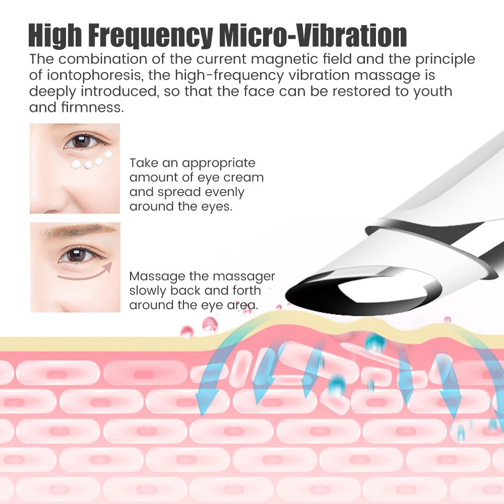 high-frequency vibration massage is deeply introduced, so that the face can