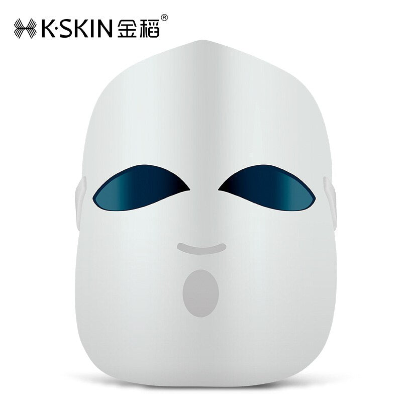 3 Colors LED Facial Mask Photon Therapy Skin Rejuvenation Anti Acne Wrinkle Removal Skin Care Mask Skin Brightening Anti Aging