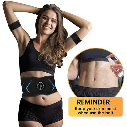 Stimulateur musculaire corps amincissant ceinture électrique Abdominal Trainer Toner perte de poids nouveau Smart EMS Fitness Vibration ceinture unisexe