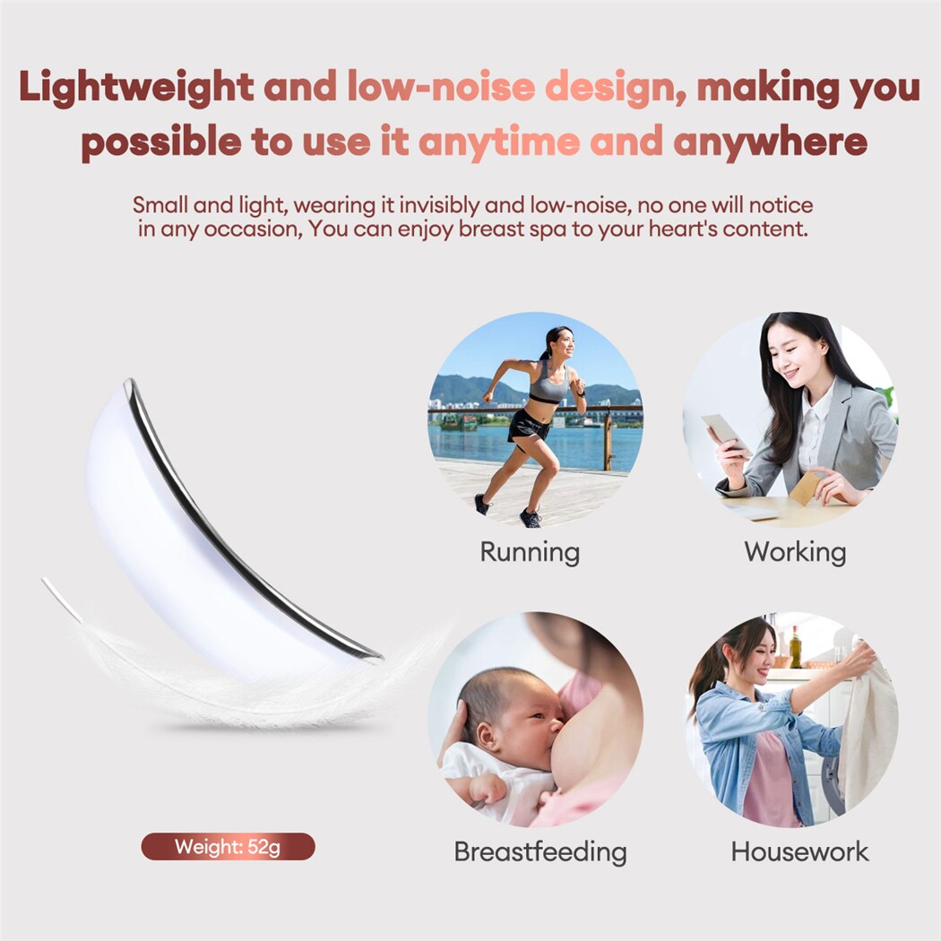 lightweight and low-noise design, making you possible to use