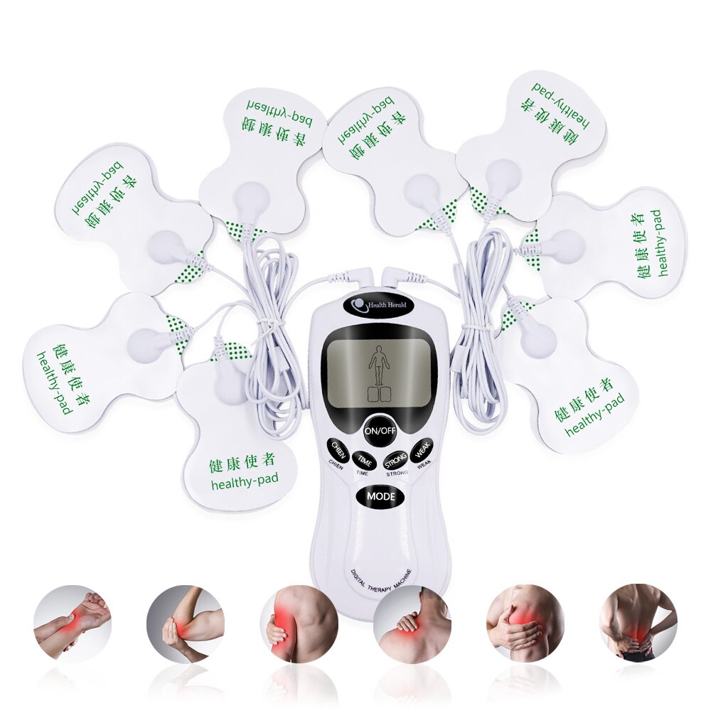 Health Tens Muscle Neck Massager Back Electric Digital Therapy Machine Massage Stimolatore elettronico a impulsi per la cura completa del corpo